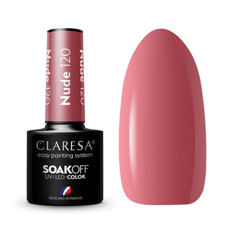 CLARESA Hybrid nail polish NUDE 120 -5g - BVShop
