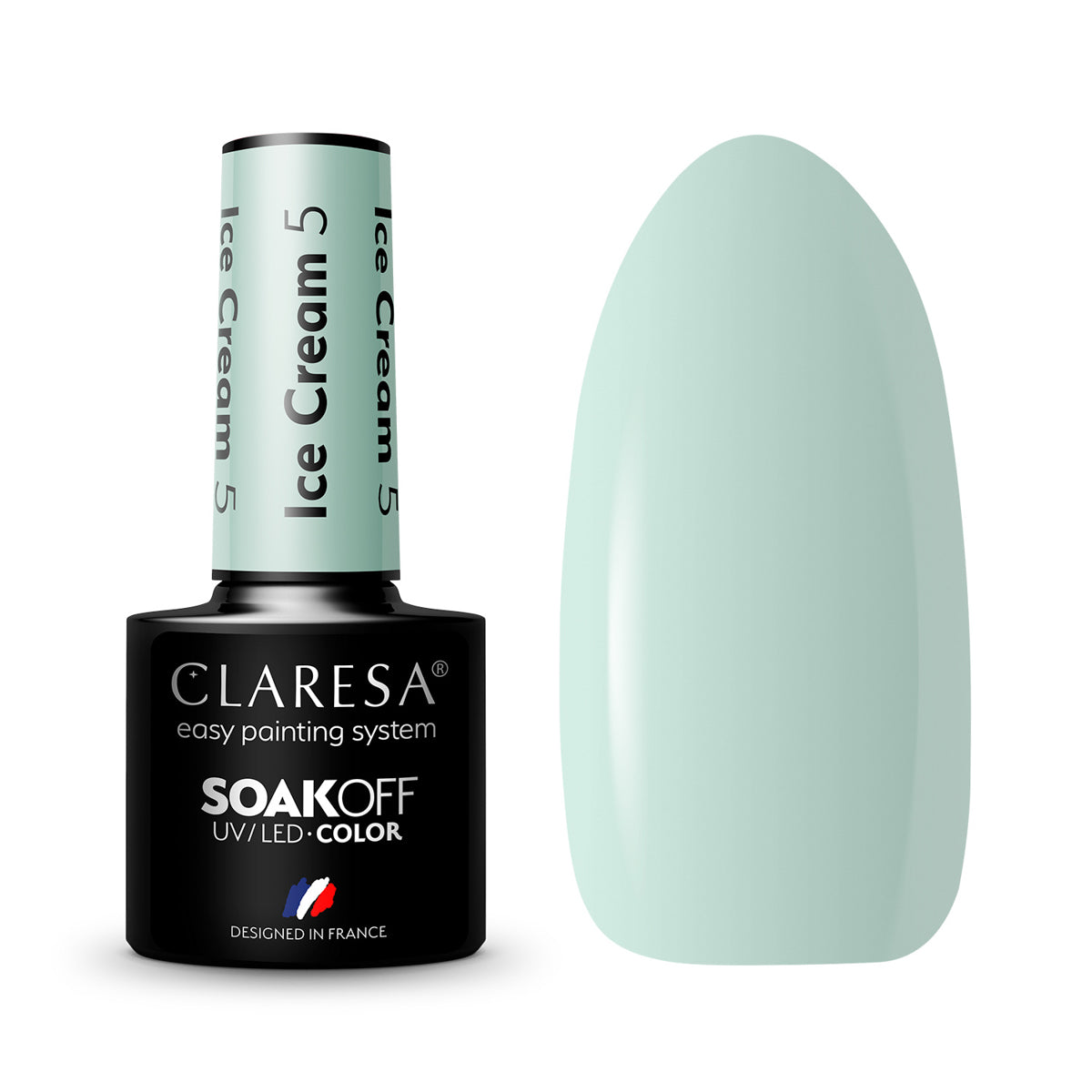 CLARESA hybrid polish Ice cream 5 -5g - BVShop