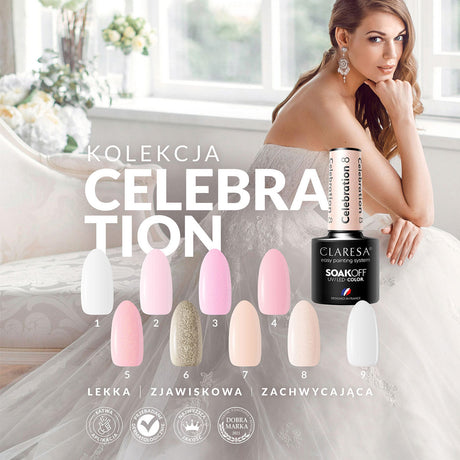 CLARESA Hybrid varnish CELEBRATION 1 -5g - BVShop