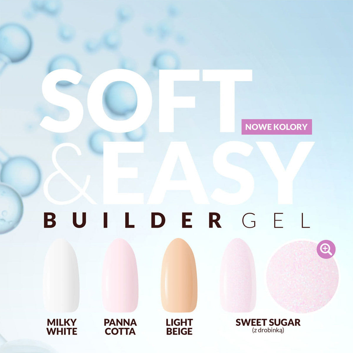 Claresa Soft&Easy gel builder panna cotta 45g - BVShop