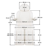 COSMETIC ELECTRIC CHAIR. AZZURRO 708BS PEDI PRO EXCLUSIVE 3 MOTOR HEATED - BVShop