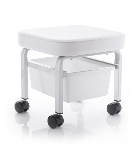 Cosmetic pedicure stool with a container - BVShop