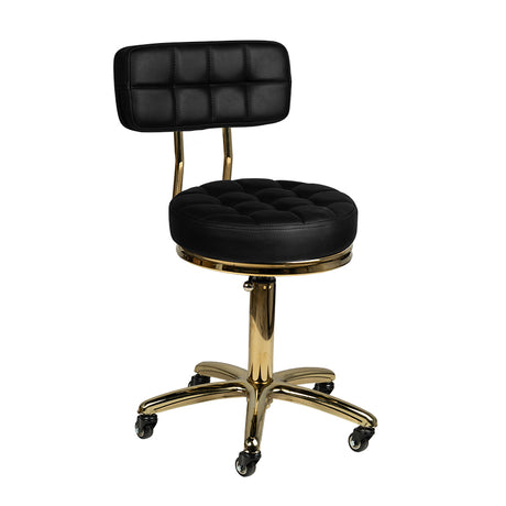 Cosmetic stool gold am-961 black - BVShop