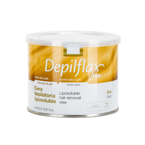 Depilflax 100 wax for hair removal can gold 500 ml - BVShop