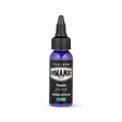 Flacone di inchiostro per tatuaggi Dynamic Platinum Purple 30ml su fondo bianco con ombra morbida e naturale