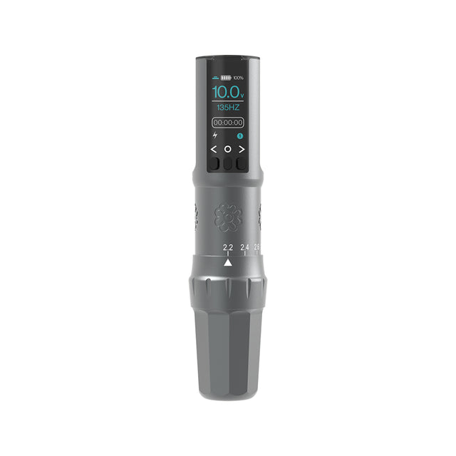 Microbeau E.L.B adjustable stroke PMU machine in Smokey Quartz