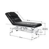 Electric bed for massage azzurro 684 1 strong black - BVShop