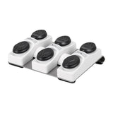 Electric cosmetic chair Azzurro 803D 3-motors grey - BVShop