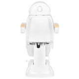 Electric cosmetic chair lux white / beech 3m - BVShop