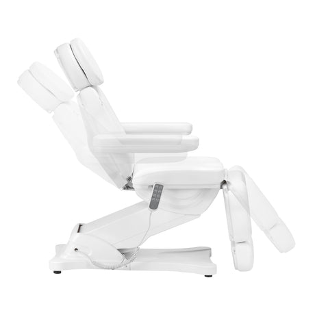 Electric cosmetic chair SILLON CLASSIC 4 motors with cradle white - BVShop
