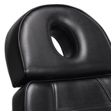 Electric cosmetic chair SILLON Lux 273b + stool 304 black - BVShop