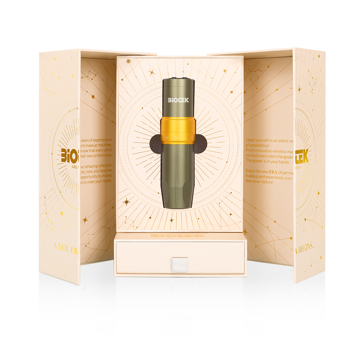 Biotek ERA Astra Dermograph Adjustable Stroke Tattoo & PMU Machine - BVShop