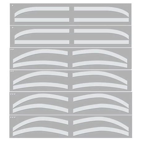 Eyebrow Template Stickers 6pcs - BVShop
