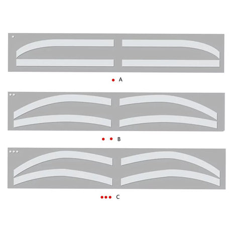 Eyebrow Template Stickers 6pcs - BVShop