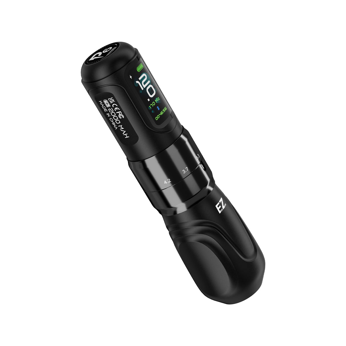 EZ P6 wireless tattoo machine Black detail image