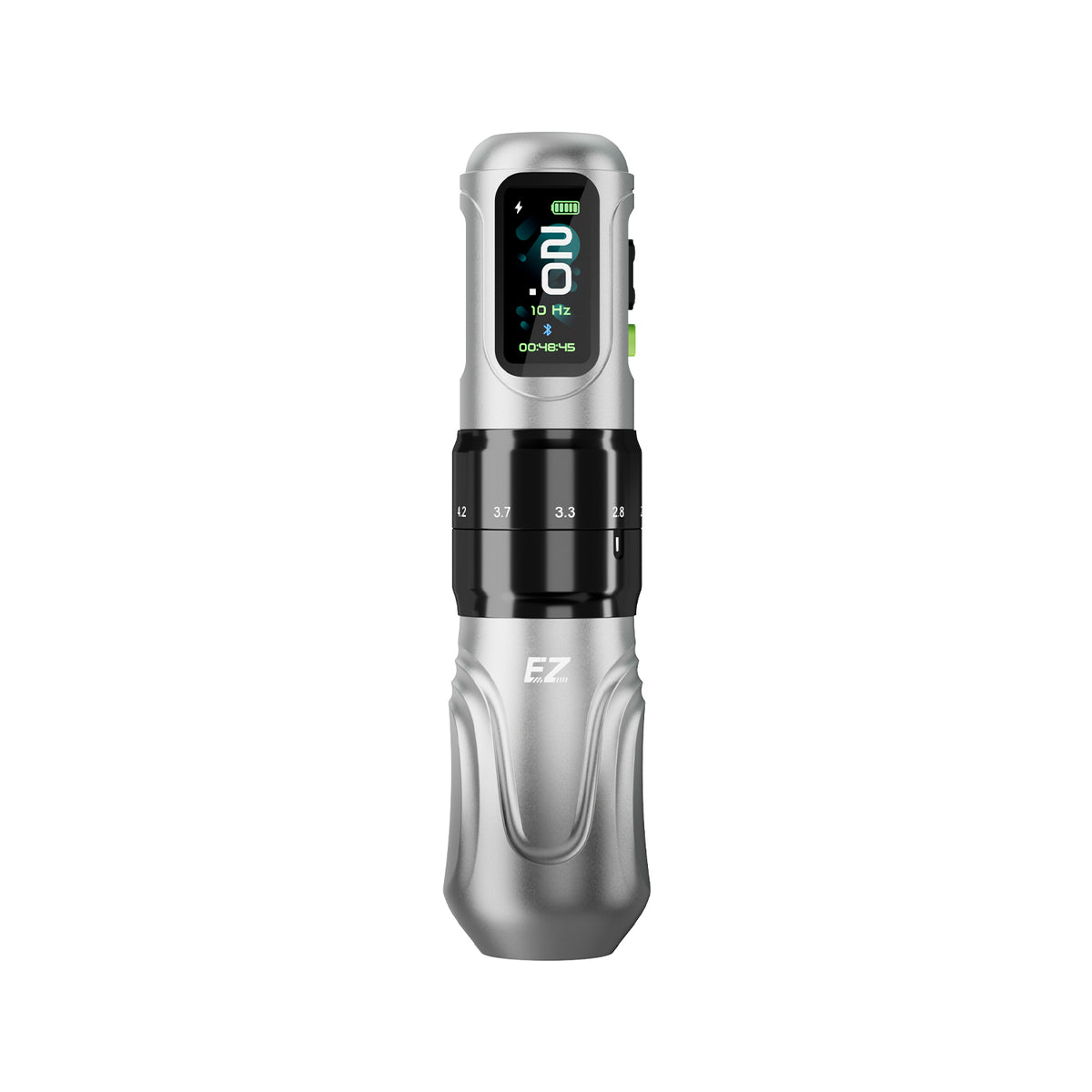 EZ P6 wireless tattoo pen Silver Gradient professional machine