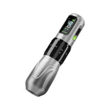 EZ P6 Silver Gradient tattoo pen adjustable stroke view
