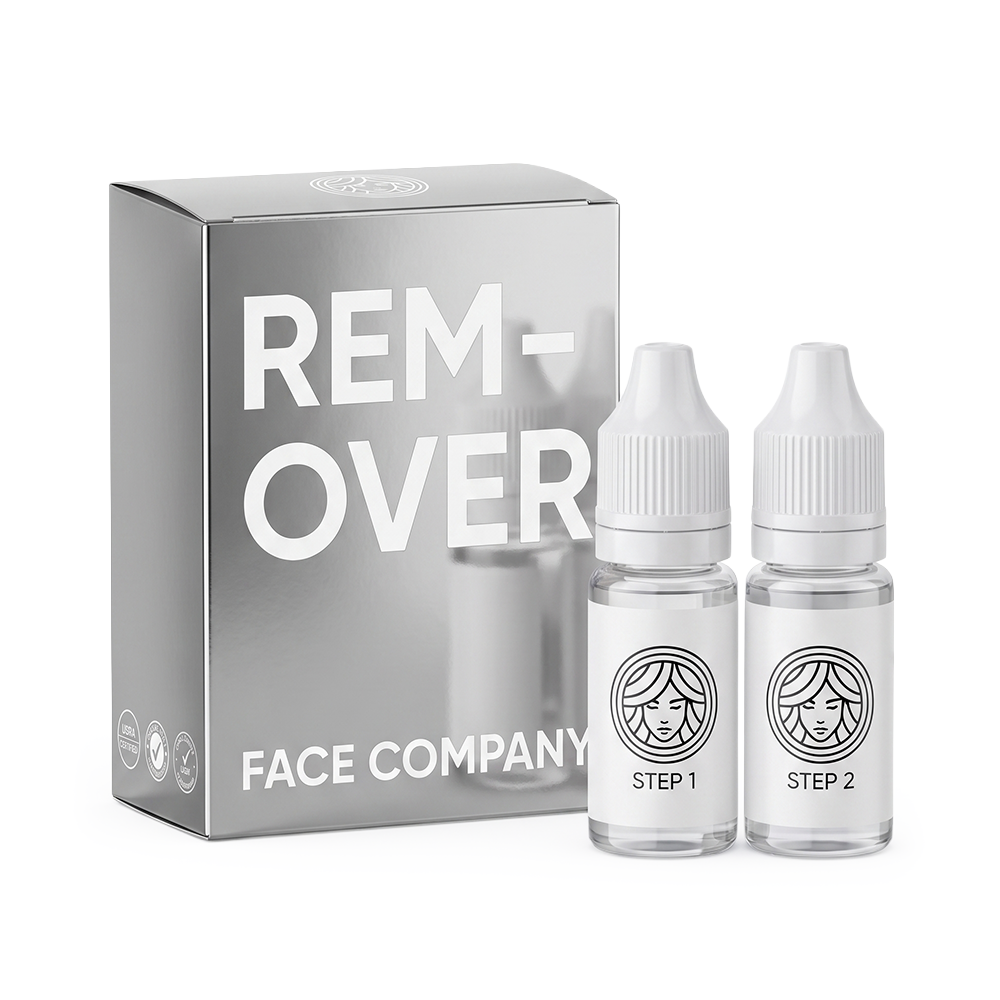 FACE Two-Phase Acid Remover 2x12ml professional PMU and tattoo remover kit