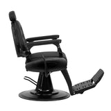 Gabbiano barber chair Francesco Black black - BVShop