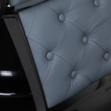 Gabbiano barber chair Francesco Black graphite - BVShop