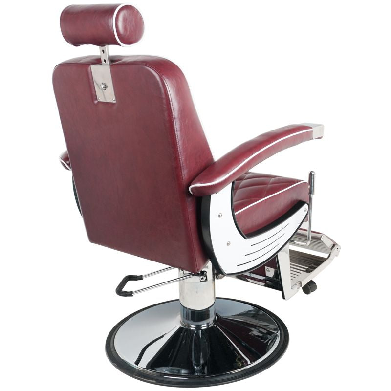 Gabbiano barber chair Imperial burgundy - BVShop