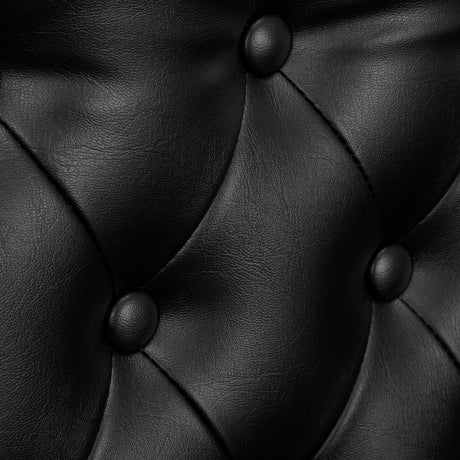 Gabbiano Berlin hairdressing chair, black and gold - BVShop