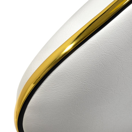 Gabbiano cosmetic stool Q-4599G White - BVShop