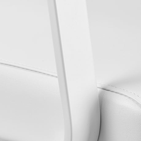 Gabbiano hairdressing chair Porto white white - BVShop