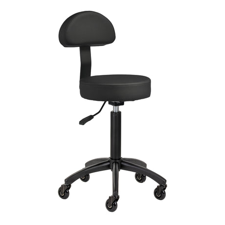 Gabbiano hairdressing stool D026 black - BVShop