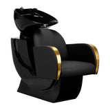 Gabbiano hairdressing wash unit Malaga gold and black - BVShop