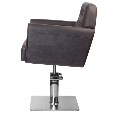 Gabbiano hamburg brown hairdressing chair - BVShop