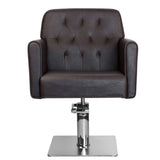 Gabbiano hamburg brown hairdressing chair - BVShop