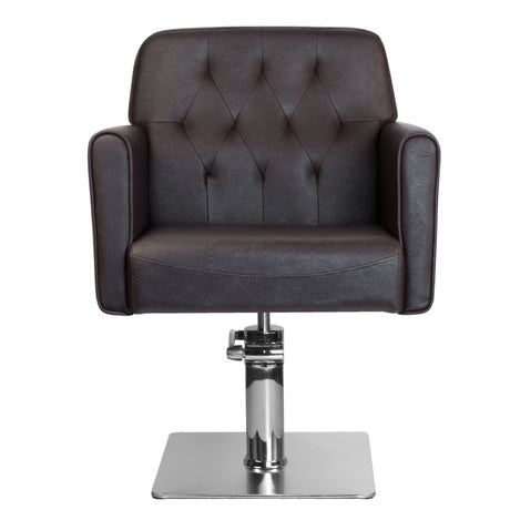 Gabbiano hamburg brown hairdressing chair - BVShop
