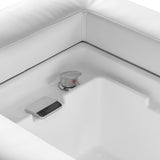 Gabbiano Head Spa Bali hair washing bed white - BVShop