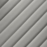 Gabbiano Levi barber chair with black frame gray without stitching at the back - BVShop