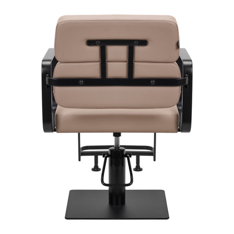 Gabbiano Porto-BM hairdressing chair black beige - BVShop