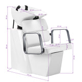 Gabbiano Porto hair wash unit gray white - BVShop