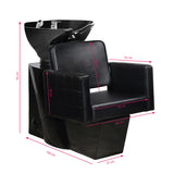 Gabbiano wash unit ankara black / black bowl - BVShop