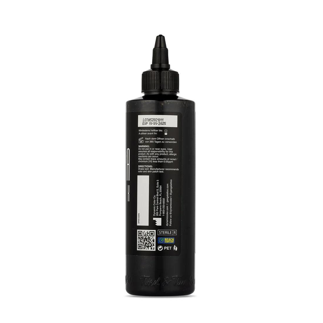 Inchiostro per tatuaggi dinamico Ganga Nero 240ml