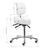 Giovanni podiatry stool 1005 white - BVShop