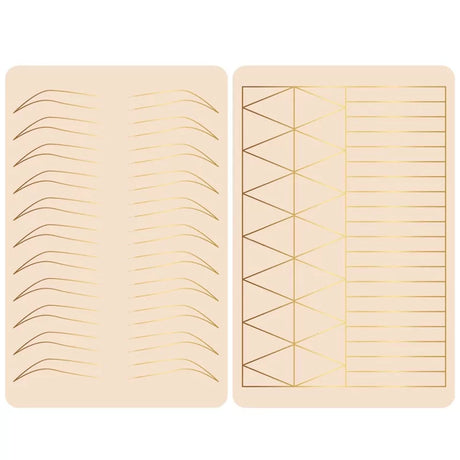 Golden Line 3D Double-sided Ombre Eyebrow Practice Skin 218x140x15mm - BVShop