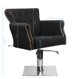 Hair system barber chair ber 8541 black - BVShop