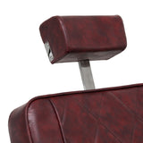 Hair System barber chair BM88066 burgundy - BVShop