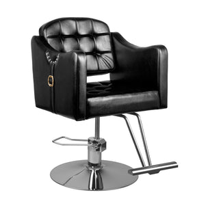 Hair system hairdressing chair 0-90 black - BVShop