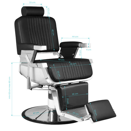 Hair system royal x black barber chair - BVShop