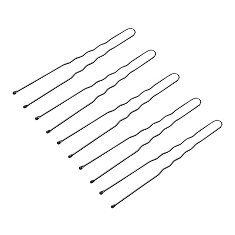 Hairdressing buns for hair e-65 300 pieces 7 cm black - BVShop