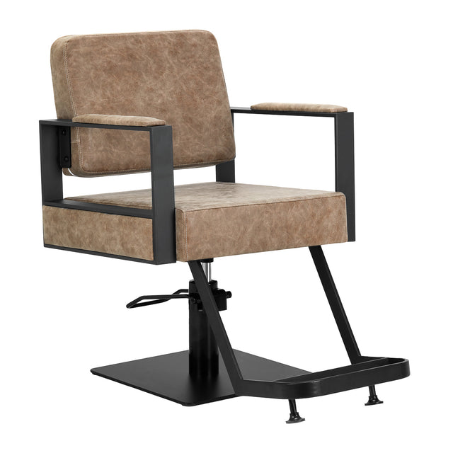 Hairdressing chair Gabbiano Modena old Brown - BVShop