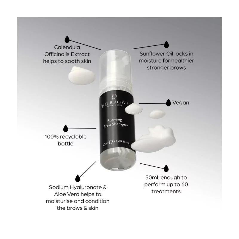 HD Brows Shampoo Schiumogeno per Sopracciglia 50ml
