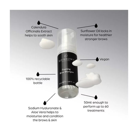 HD Brows Shampoo Schiumogeno per Sopracciglia 50ml
