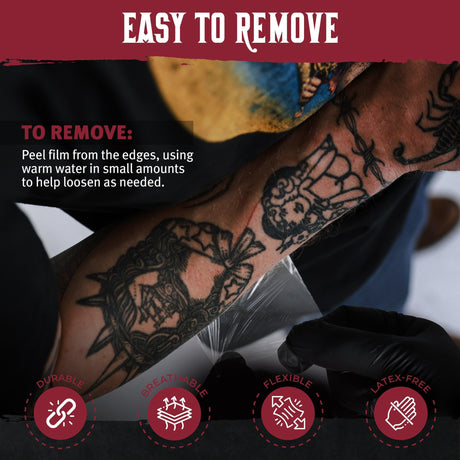 Hustle Butter Tattoo Aftercare Wrap 15cm x 2m - BVShop